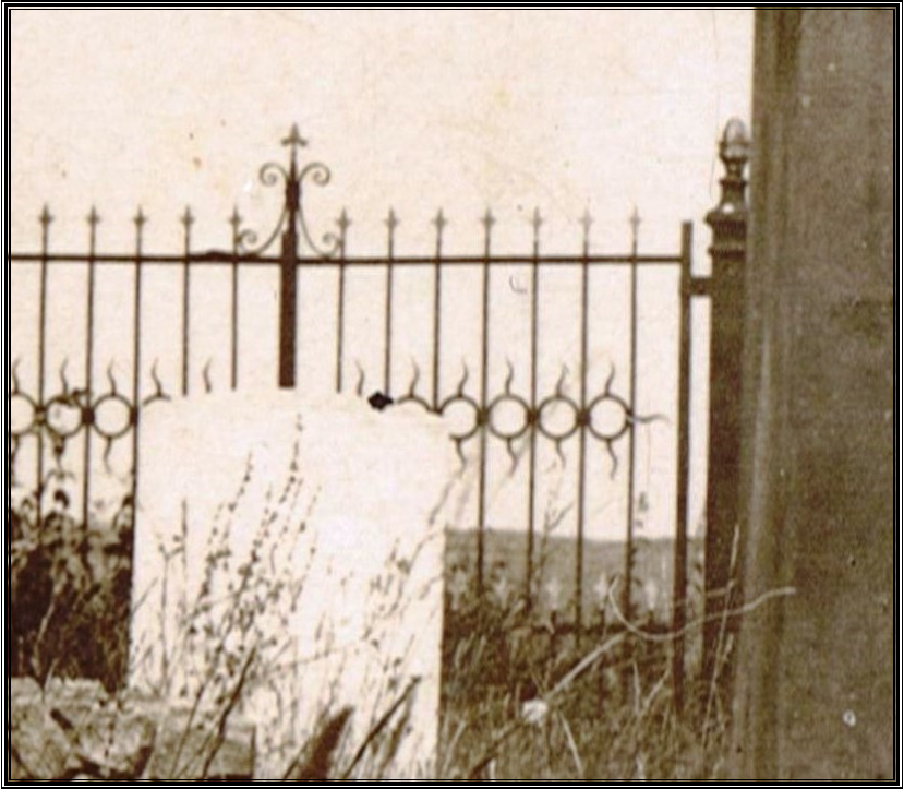 Aufnahme auf dem Friedhof vor seiner Zerstörung 19